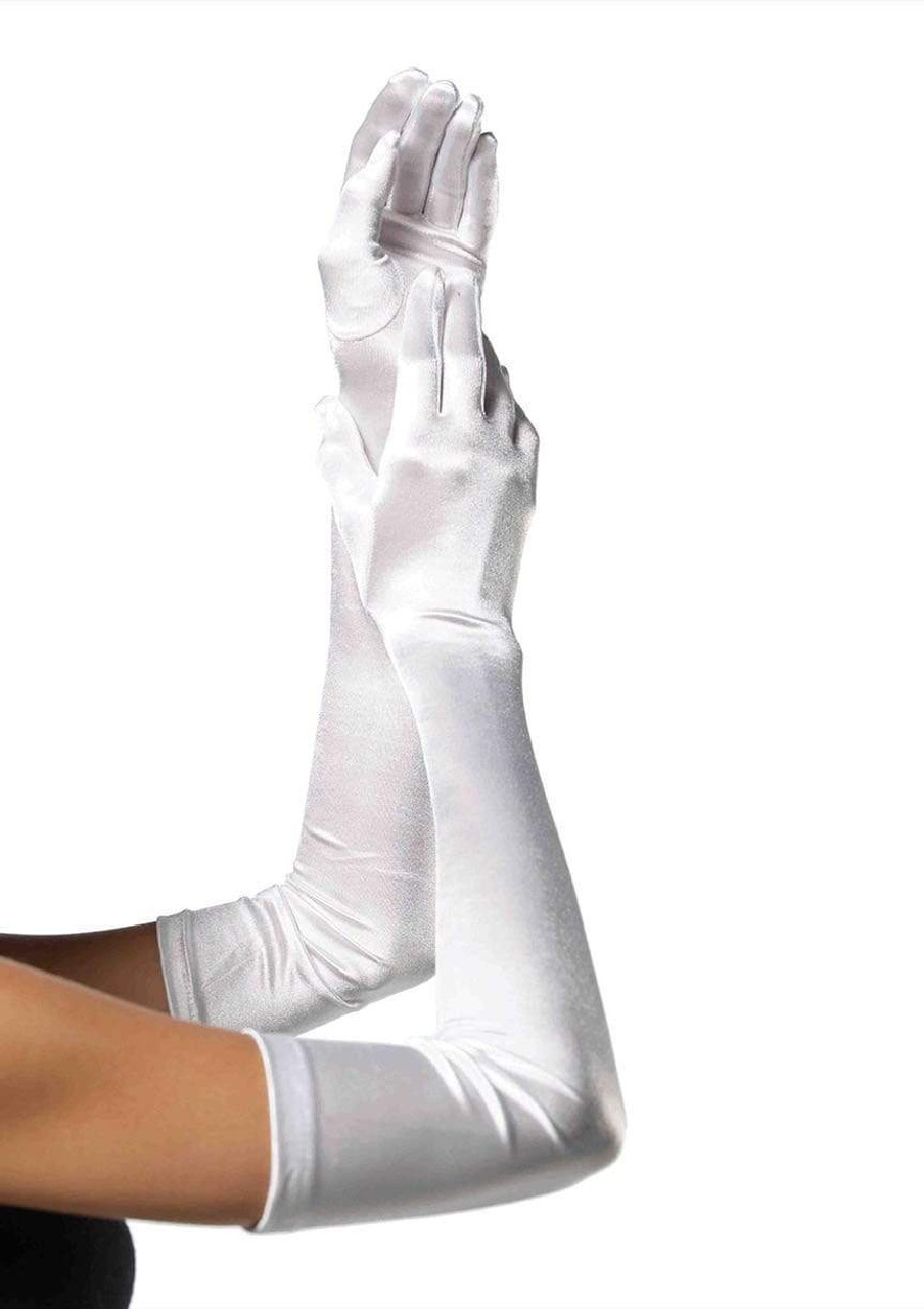 Ladies shop white gloves