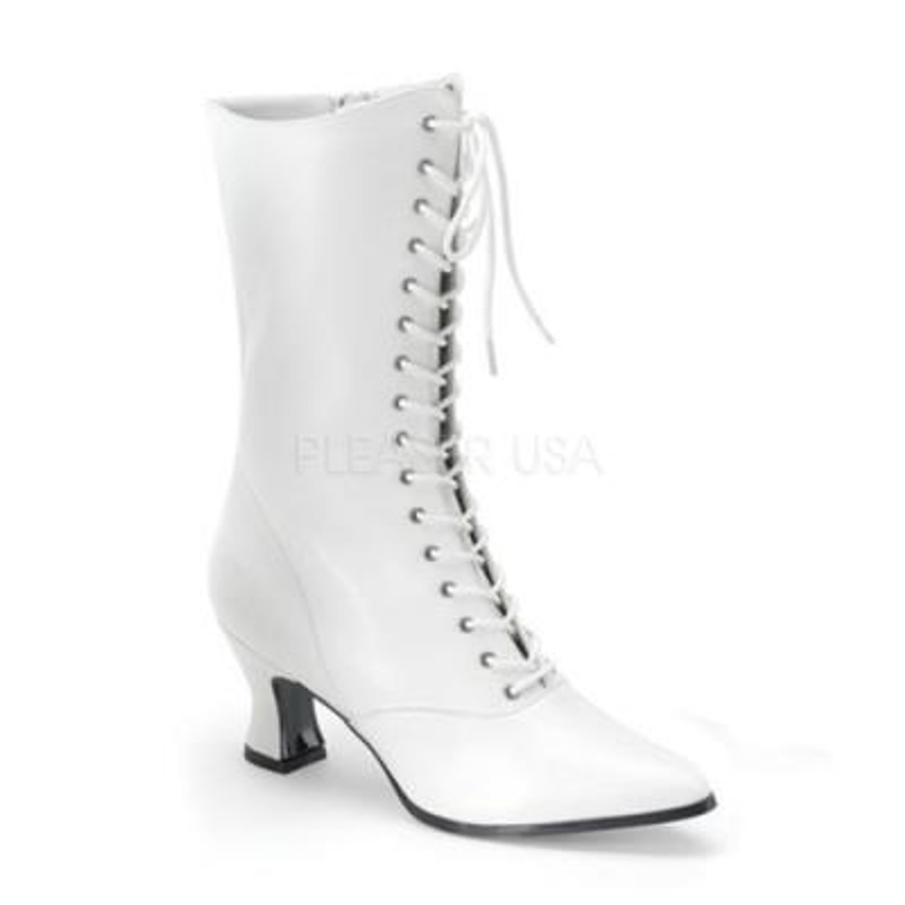 White sales victorian boots