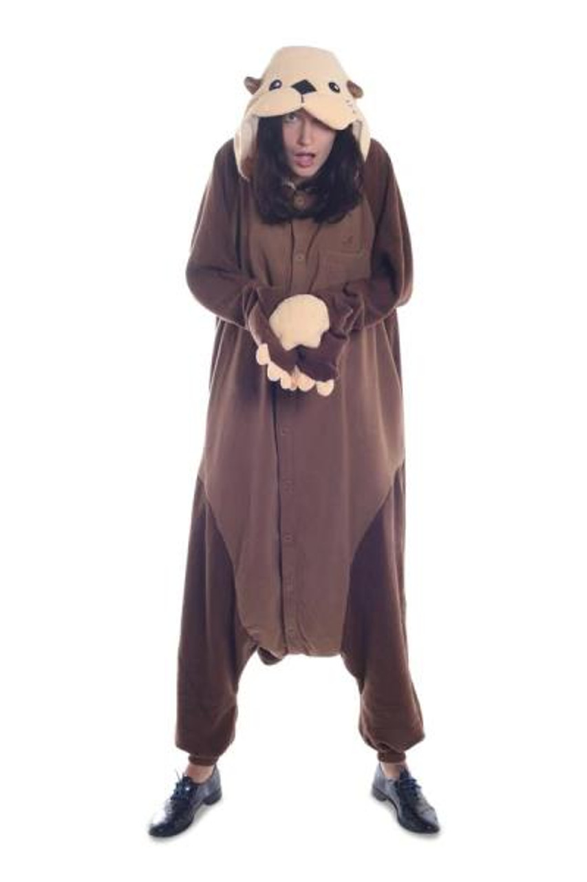 Sea Otter Onesie Kigurumi Regular Fit Adult Costumes The