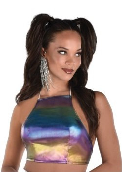 holographic rave top