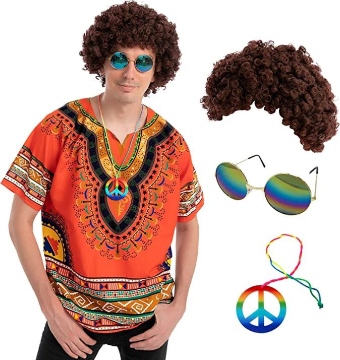 60s Hippie Man Costume 1960s Mens Costumes The Costume Shoppe