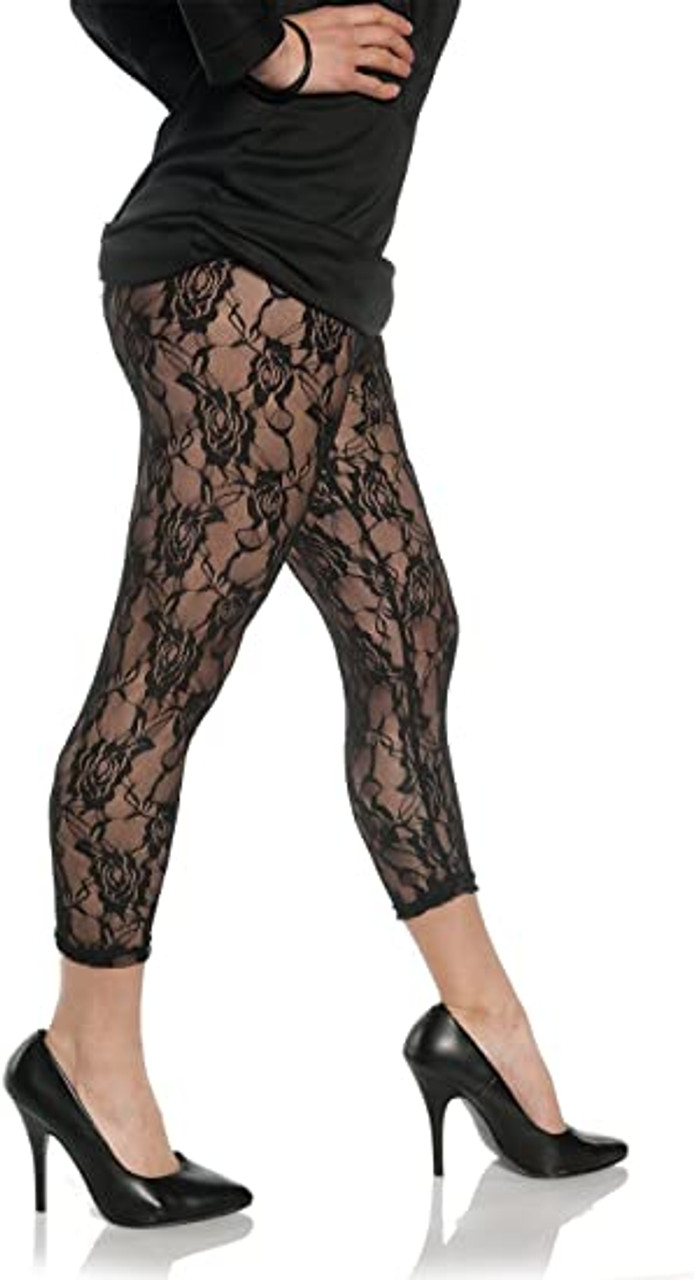 Women's 80s Lace Footless Tights | Oriental Trading