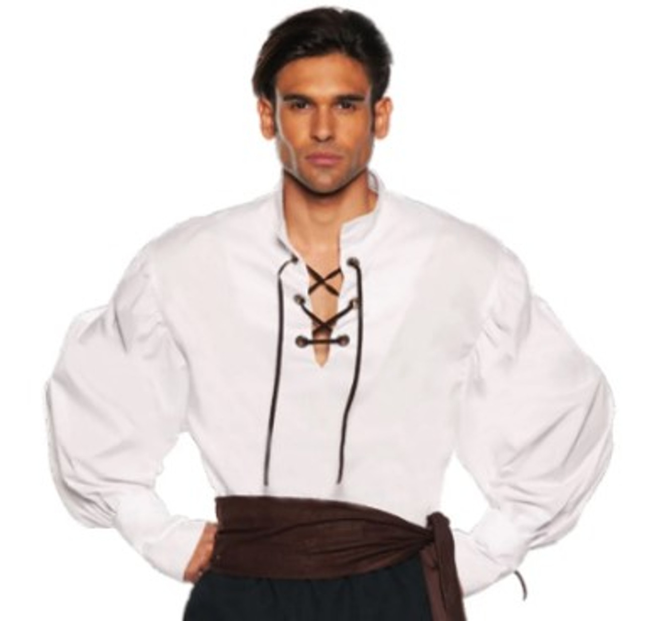  White Renaissance Chemise Costume Standard : Clothing