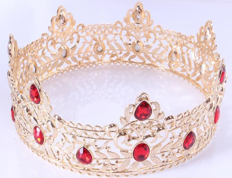 Kings Crown Red Gem | Fantasy and Medieval | Crowns and Tiaras - The ...