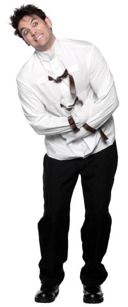 Asylum Straight Jacket Costume Novelty Mens Costumes The