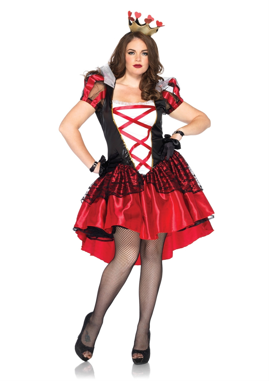 Red queen costume sales plus size