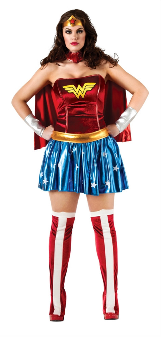 Costume Wonder Woman Femme Classic Wonder Woman Costume - Plus Size - The Costume Shoppe