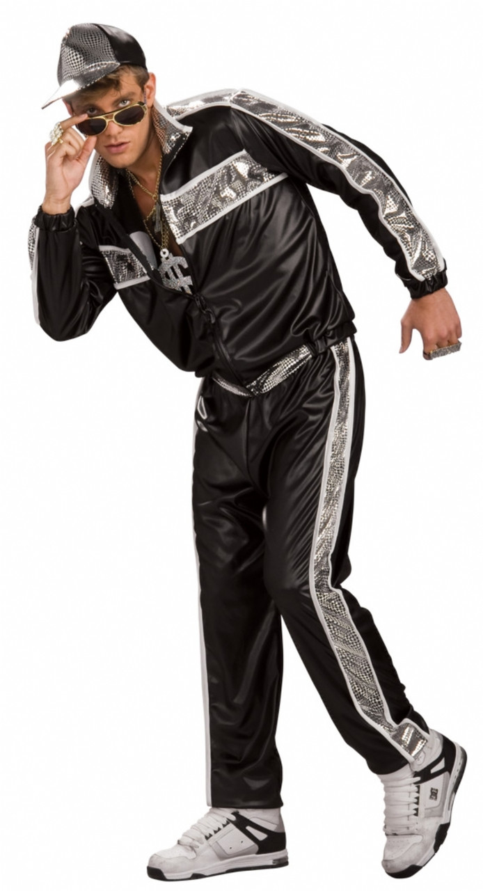 90s Vanilla Ice Inspired Rap Idol Costume 1990s Mens Costumes