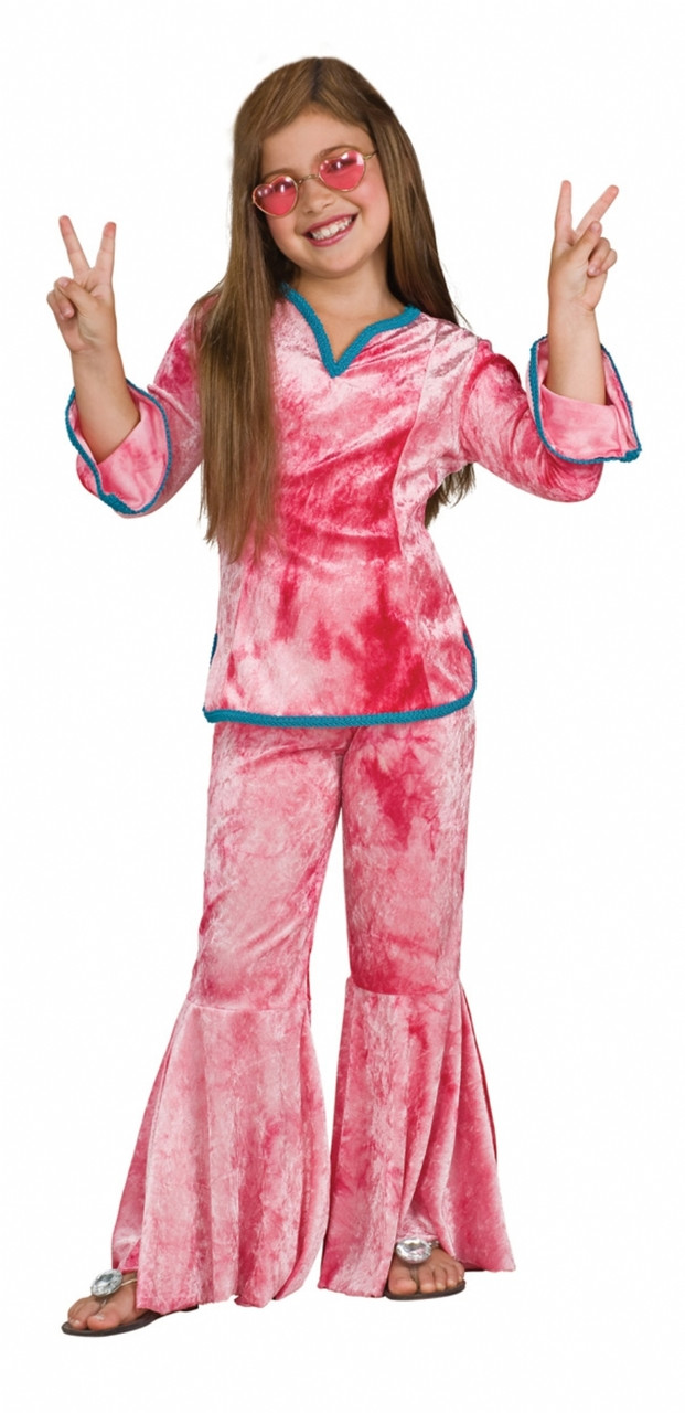 60s Flower Child Hippie Costume 1960s Childrens Costumes The