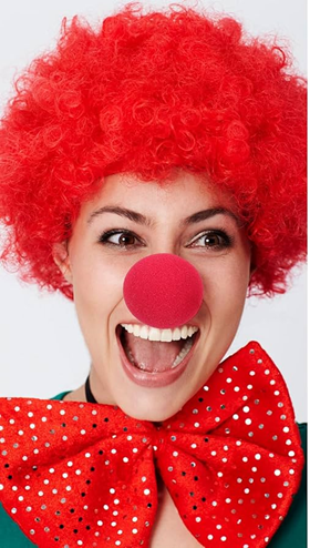 Normal Clown Red Foam Clown Nose | Circus | Accessories - The Costume Shoppe