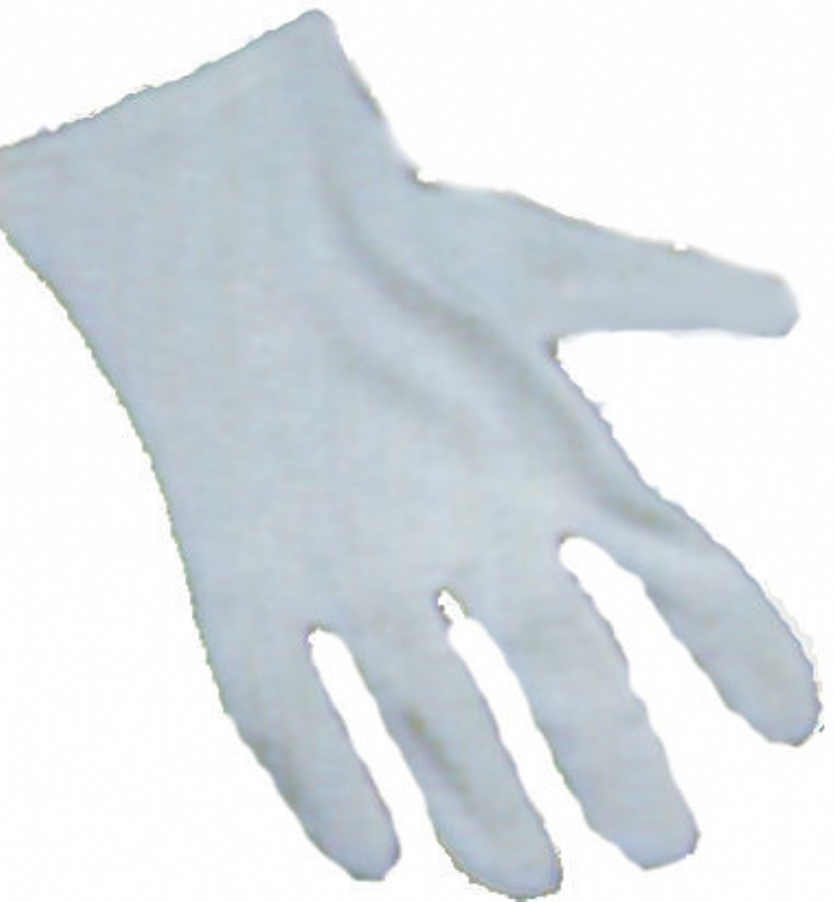 short white gloves