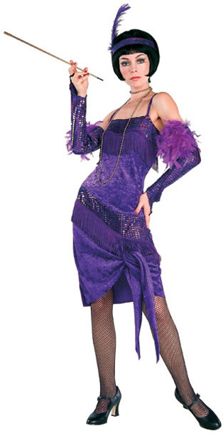 Fabulous Purple Flapper Dress | 1920s | Womens Costumes - The Costume Shoppe Fabulous Purple Flapper Dress | 1920s | Womens Costumes - The Costume Shoppe