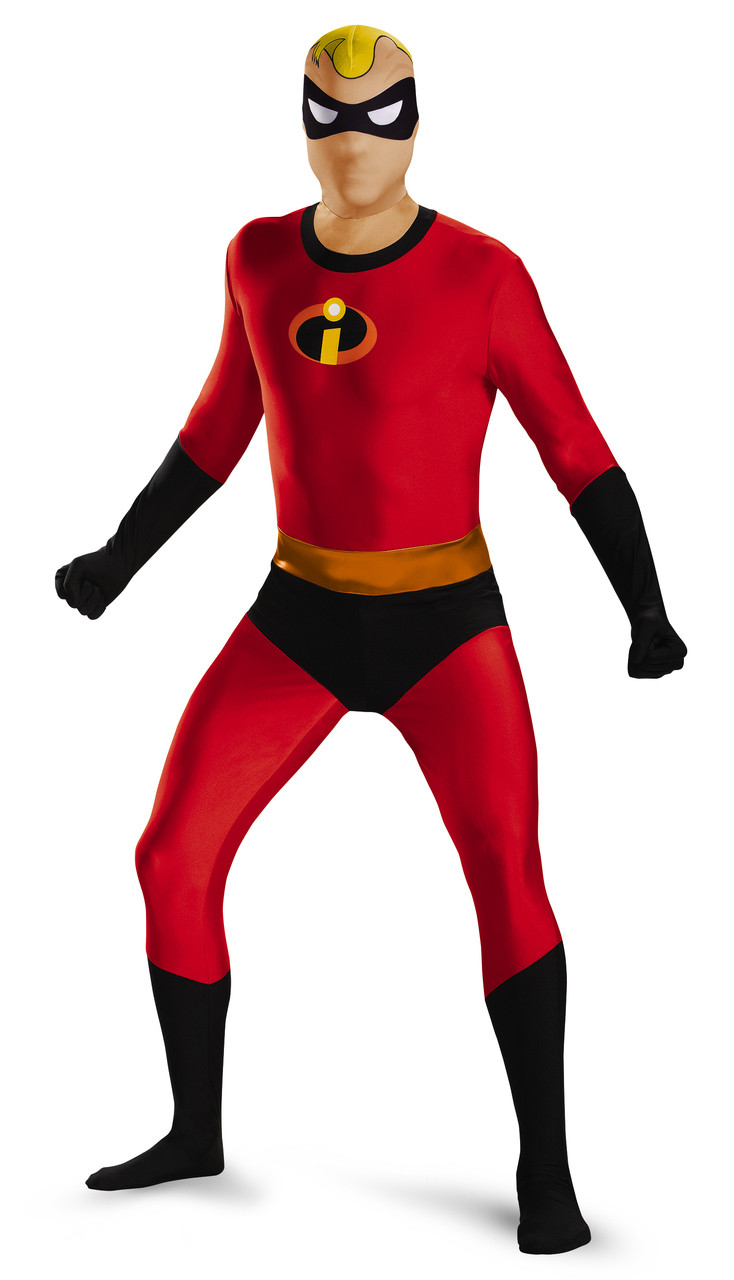 Mens Disney Incredibles Mr Incredible Muscle Costume