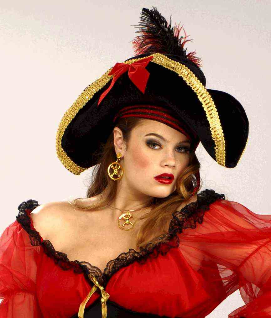 Lady Buccaneer Hat Pirates Hats and Headpieces The Costume