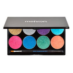 Mehron Paradise Makeup AQÔäó - 8 Color Palette - Brilliant Metallic Mehron Paradise Makeup AQÔäó - 8 Color Palette - Brilliant Metallic