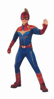 Children's Captain Marvel Hero Suit Costume