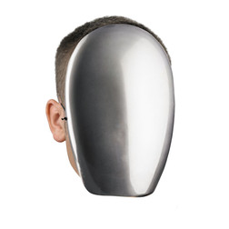 Chrome No Face Mask | Halloween | Masquerade Masks