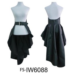Long Asymmetrical Peplum Skirt Belt Costume Pieces & Kits