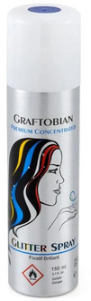 Blue Glitter Hairspray | Makeup | Graftobian Professional Makeup