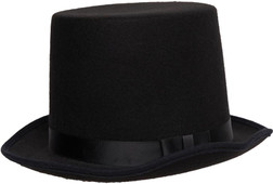 Felt Top Hat Black | Tux and Tails | Hats & Headpieces