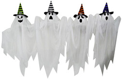 28 Inch Ghost with Hat | Halloween Decorations | Decor