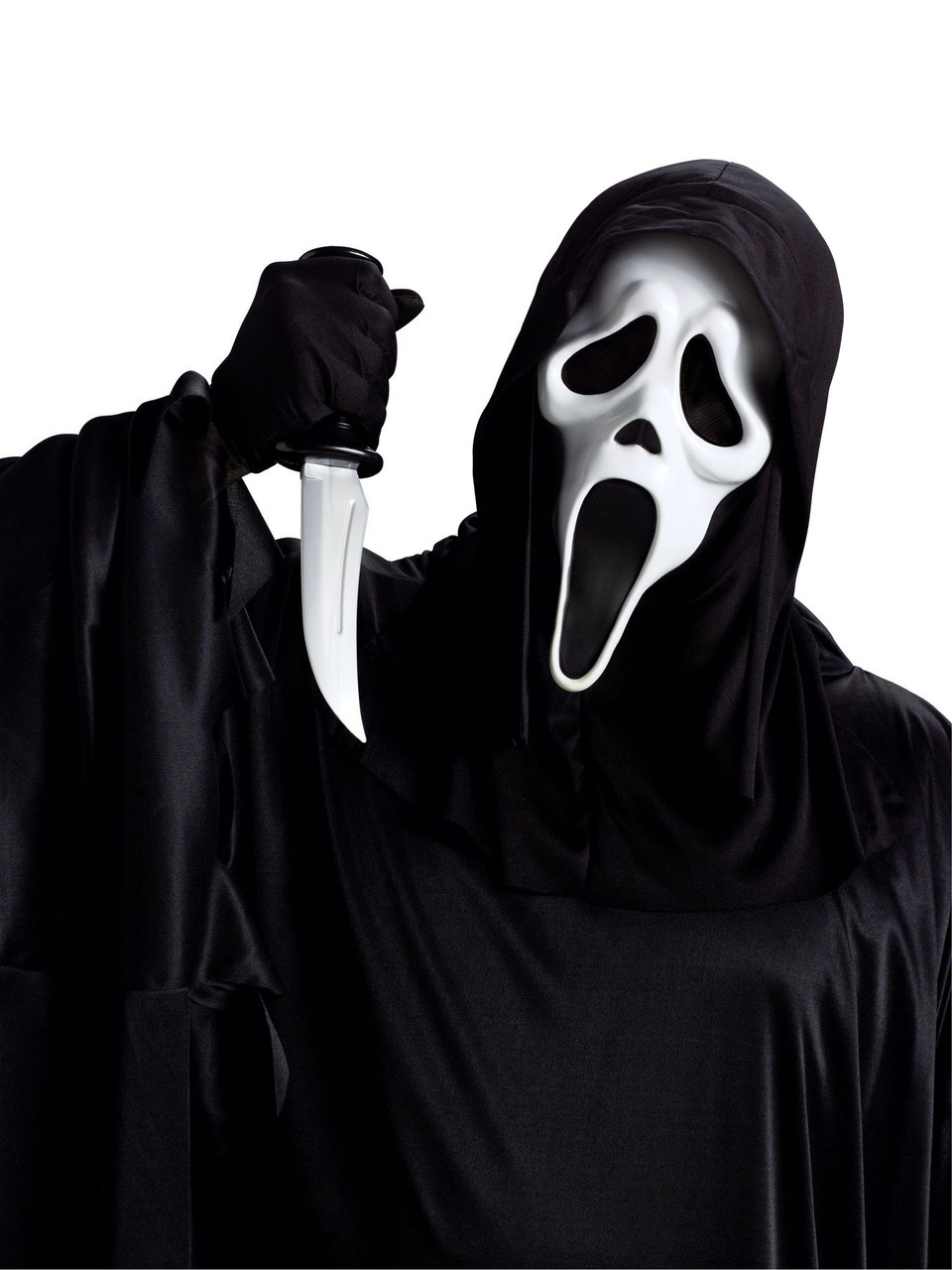 Ghost Face Mask and Knife Accessory Set The Costume Shoppe