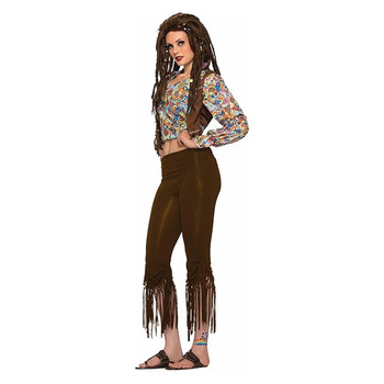60s Hippie Fringed Pants