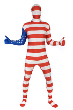 USA Flag Adult Morphsuit