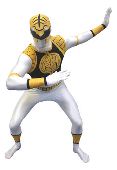 White Power Ranger Adult Morphsuit
