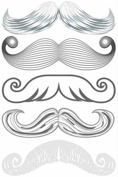 Santa Moustache Stachetats Tattoos