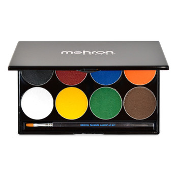 Mehron Paradise Makeup AQÔäó - 8 Color Palette - Basic