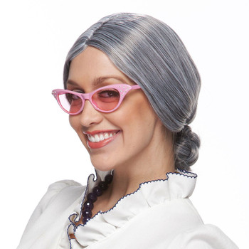 Old Lady Grey Wig