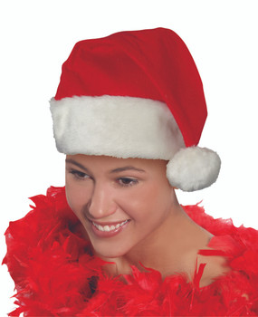 Felt with Plush Trim Santa Hat