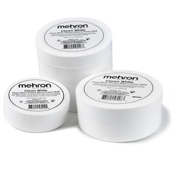 Clown White Cream Makeup 2 oz | Mehron | Makeup