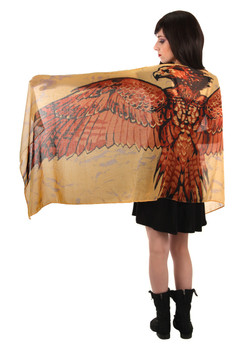 Harry Potter Fawke Wing Lightweight Scarf