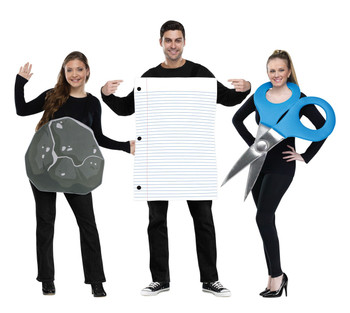 Rock, Paper, Scissors Group Fun Costume
