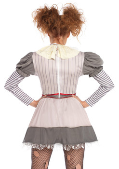 Women's Creepy Dancing Clown Costume