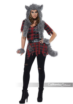 Womens She-Wolf Full Moon Werewolf Costume