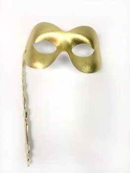 Champs Elisee Metallic Eye Mask with Stick | Masquerade | Accessories