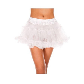 Tulle Petticoat Queen Size - White
