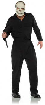 Black Boiler Suit Costume - Plus Size