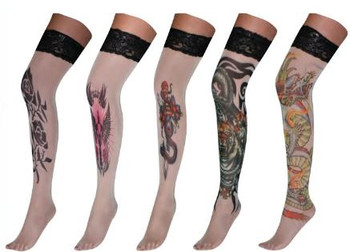 Tattoo Stockings | Cosplay Supplies | Legwear and Tights