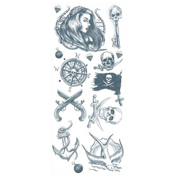 Buccaneer Pirate Tattoo FX | Tinsley | Temporary Tattoos