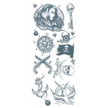 Buccaneer Pirate Tattoo FX | Tinsley | Temporary Tattoos