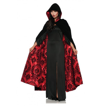 Flocked Cape Red