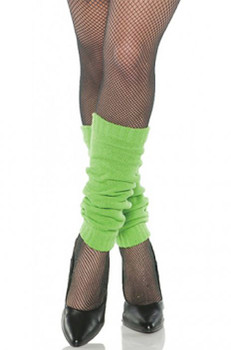 80s Neon Green Leg Warmers | 1980s | Legwear and Tights