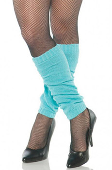 80s Neon Blue Leg Warmers | 1980s | Legwear and Tights