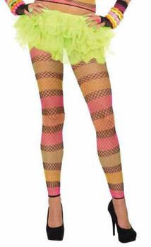 Rainbow Fishnet Pantyhose