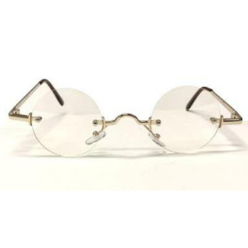 Round Frameless Santa Glasses | Christmas | Seasonal Accessories