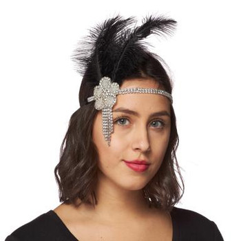 20s Fower Burst Flapper Headband